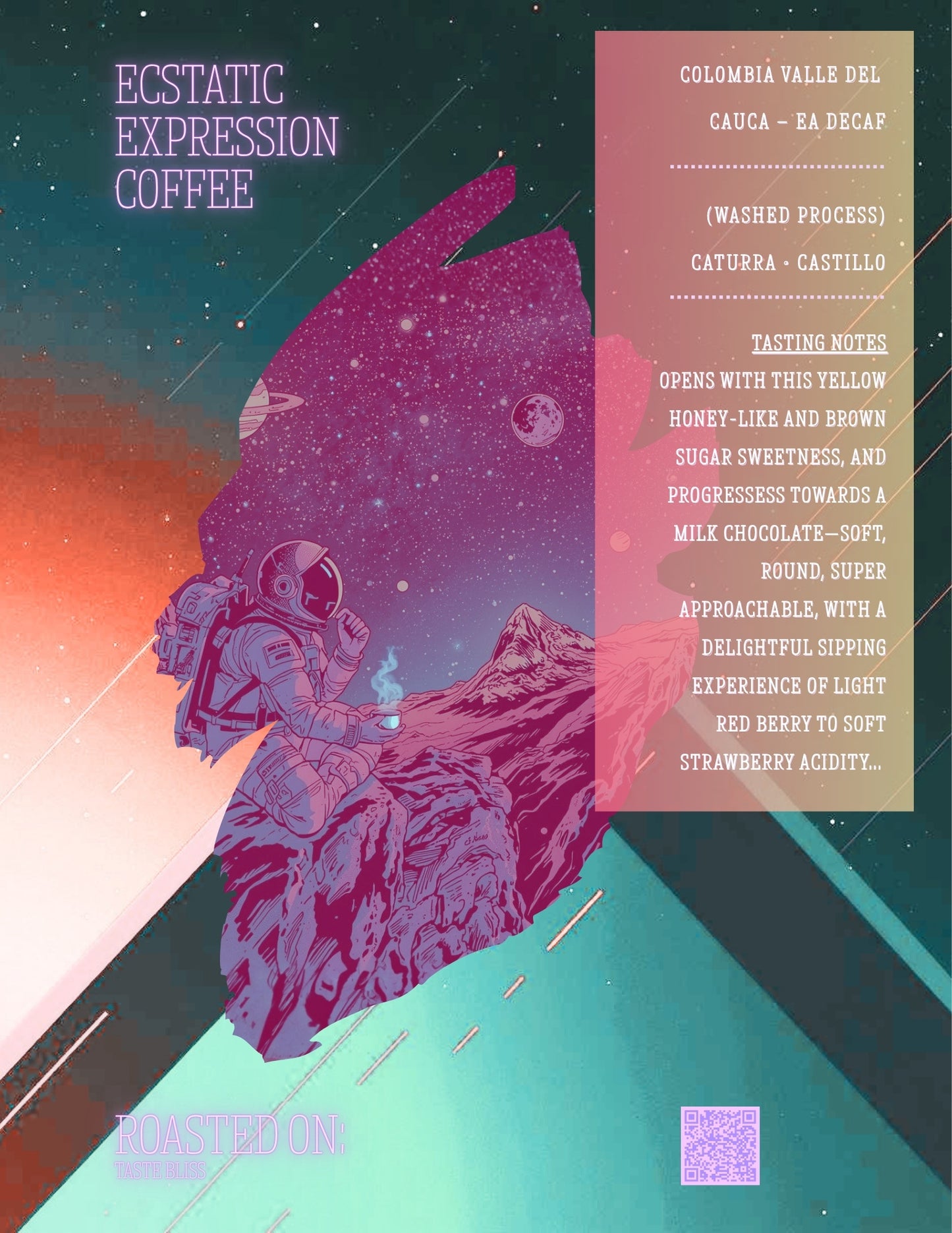 Ecstatic Expression - COLOMBIA VALLE DEL CAUCA – EA DECAF (WASHED PROCESS) Caturra • Castillo