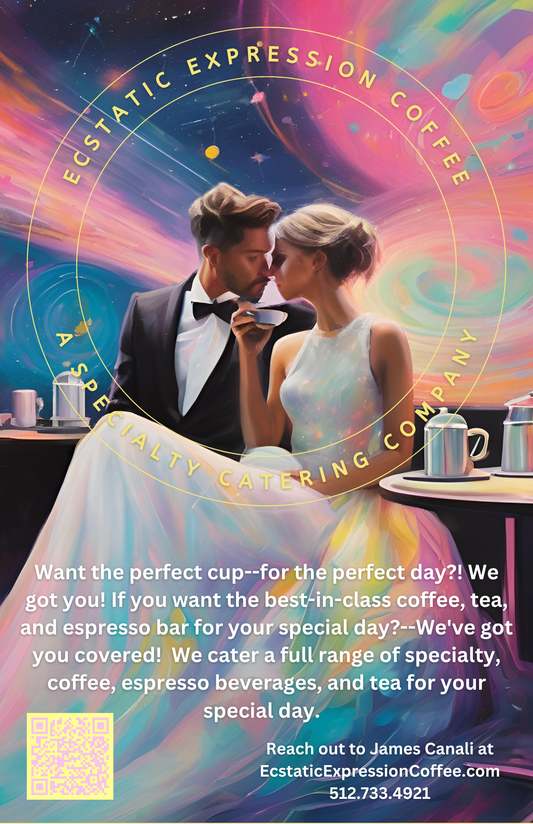 Specialty Coffee & Tea Catering for Weddings in Austin & the Texas Hill Country