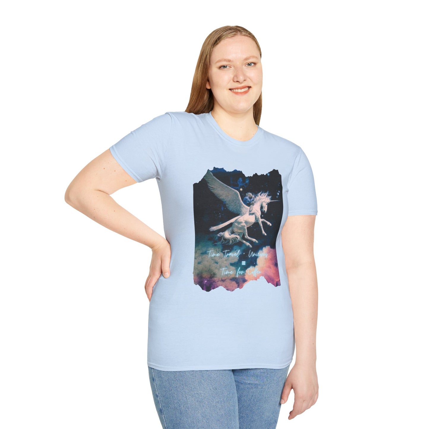 Pegasus Night Sky T-Shirt — Vintage Mystic Flying Horse Graphic Tee
