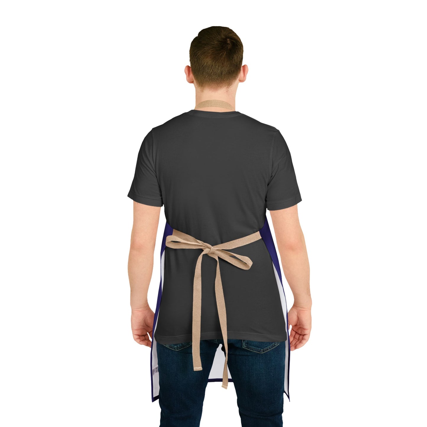 Astronaut Coffee Apron — "Ecstatic Expression Coffee" Graphic Kitchen Apron
