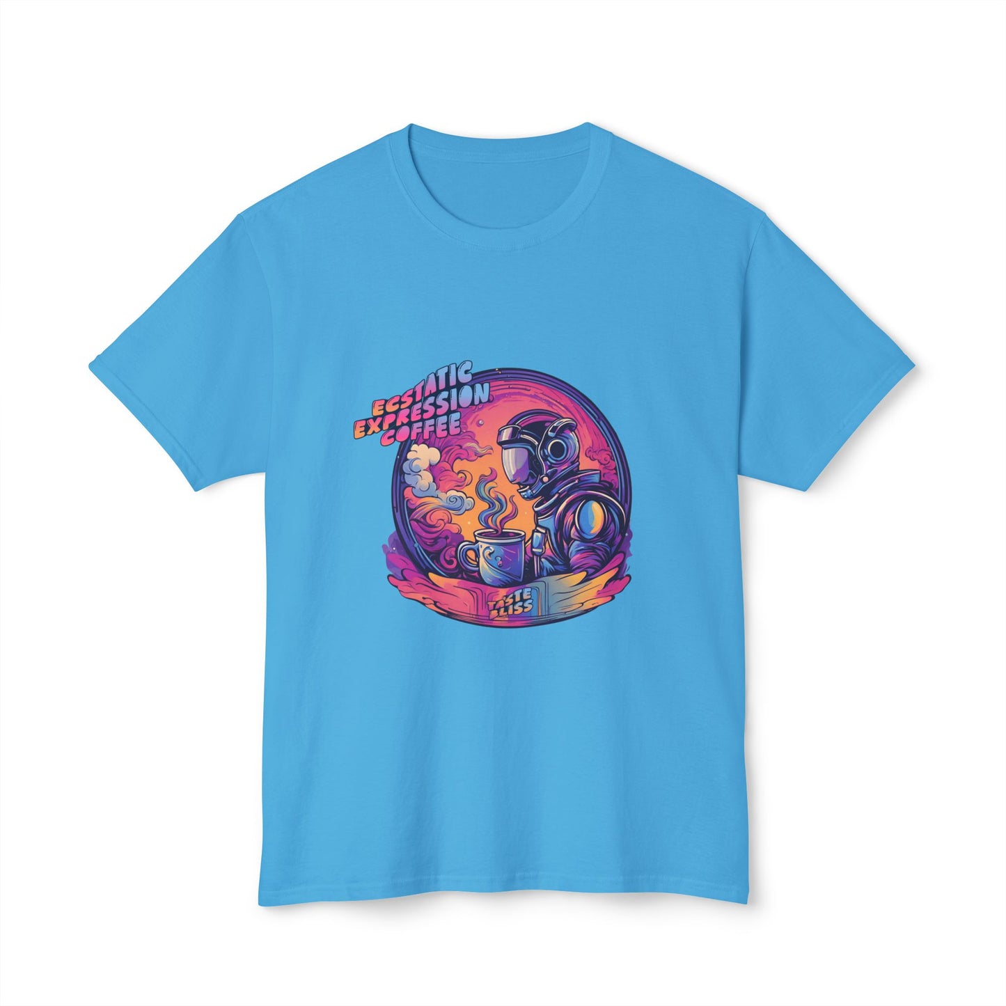 Astronaut Coffee T-Shirt — Retro Space Café Graphic Tee (uni-sex)