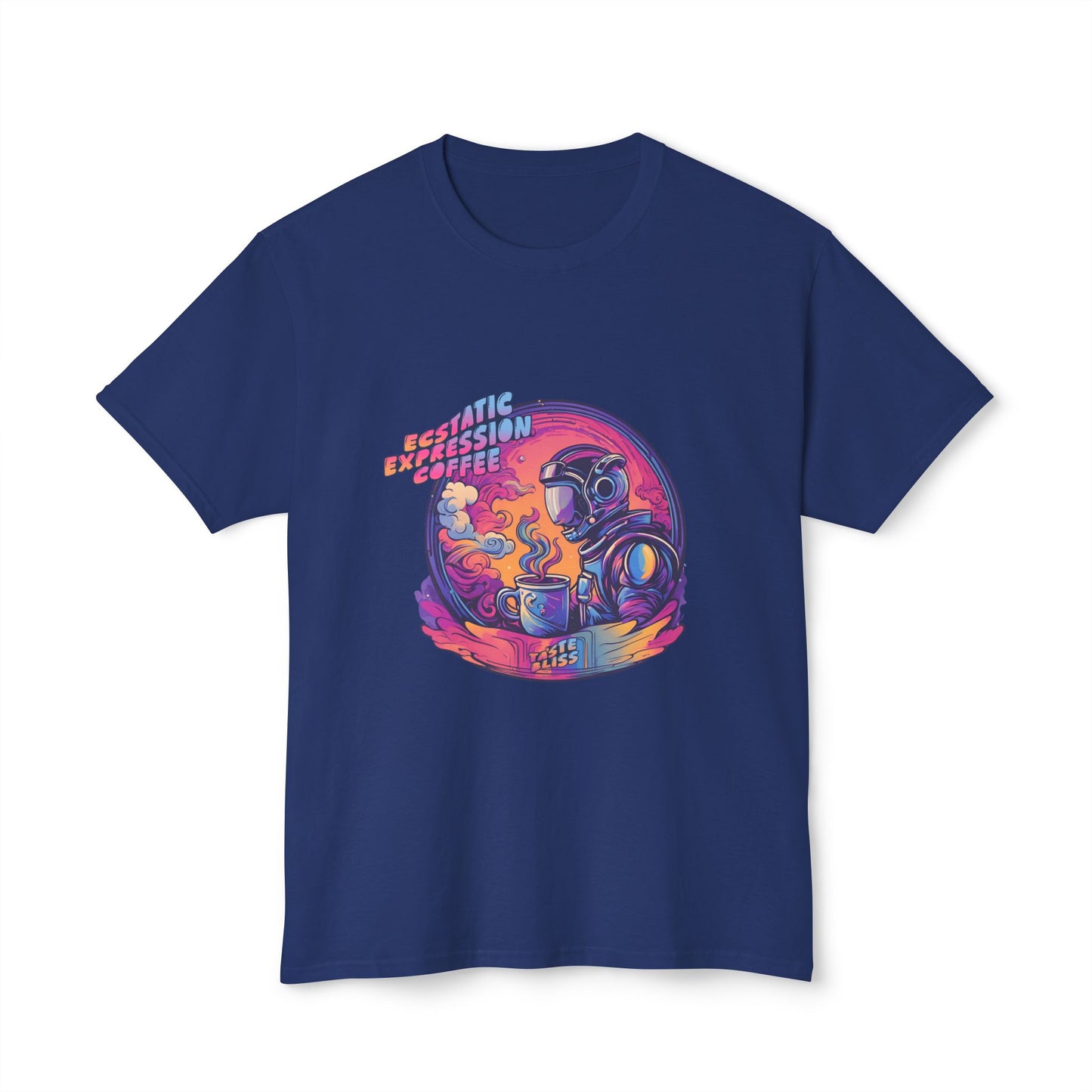 Astronaut Coffee T-Shirt — Retro Space Café Graphic Tee (uni-sex)
