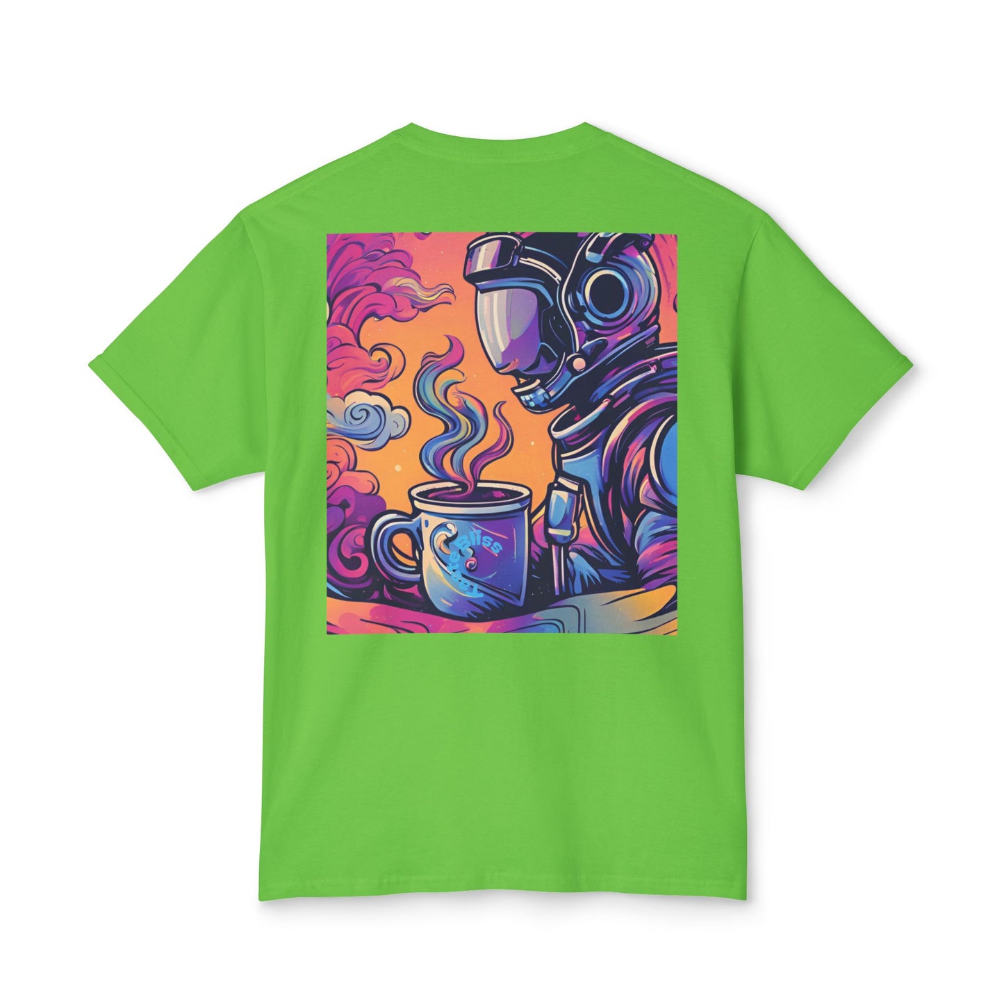 Astronaut Coffee T-Shirt — Retro Space Café Graphic Tee (uni-sex)