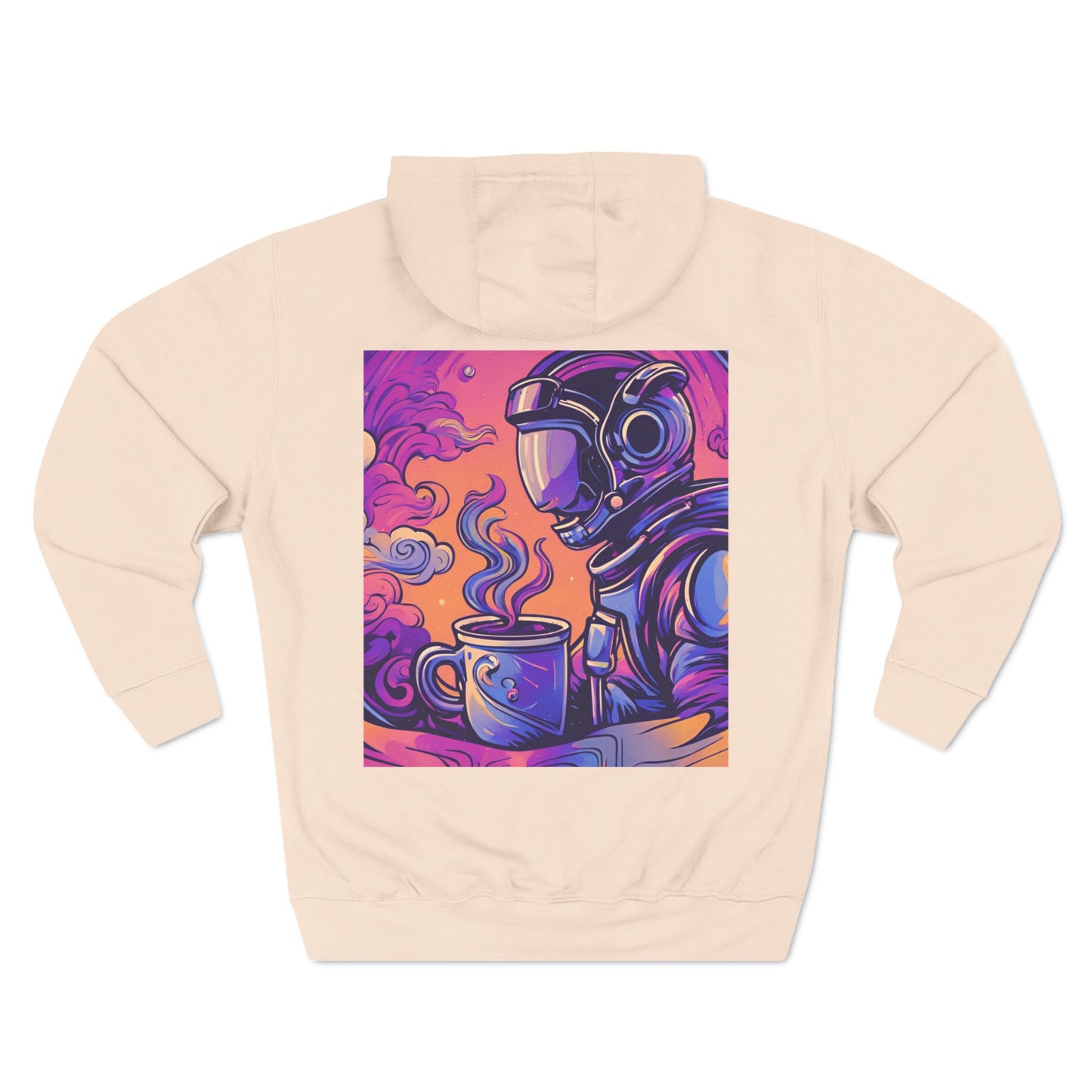 Ecstatic Expression Space Cadet Fleece Hoodie (7 colors - front/back graphics)