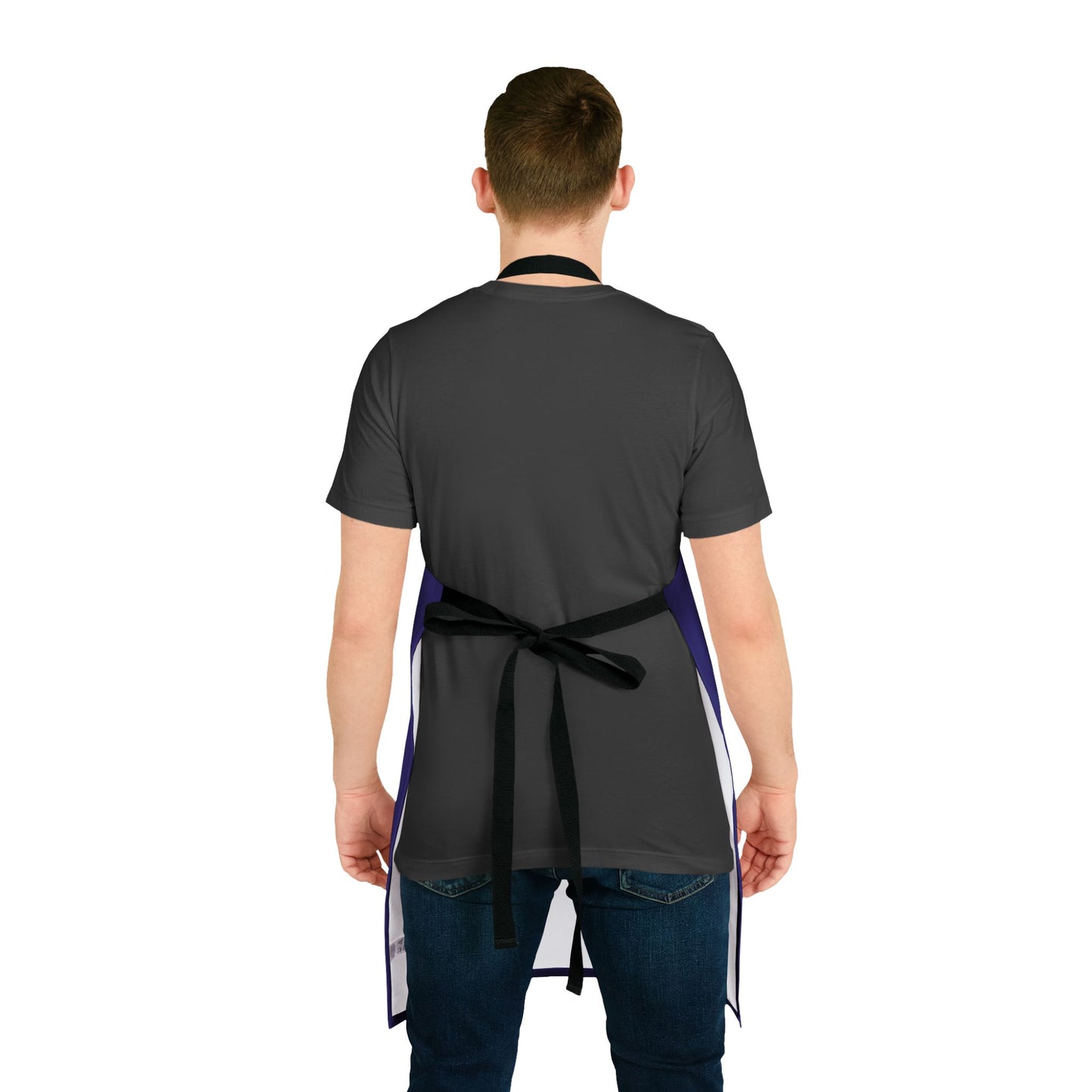 Astronaut Coffee Apron — "Ecstatic Expression Coffee" Graphic Kitchen Apron