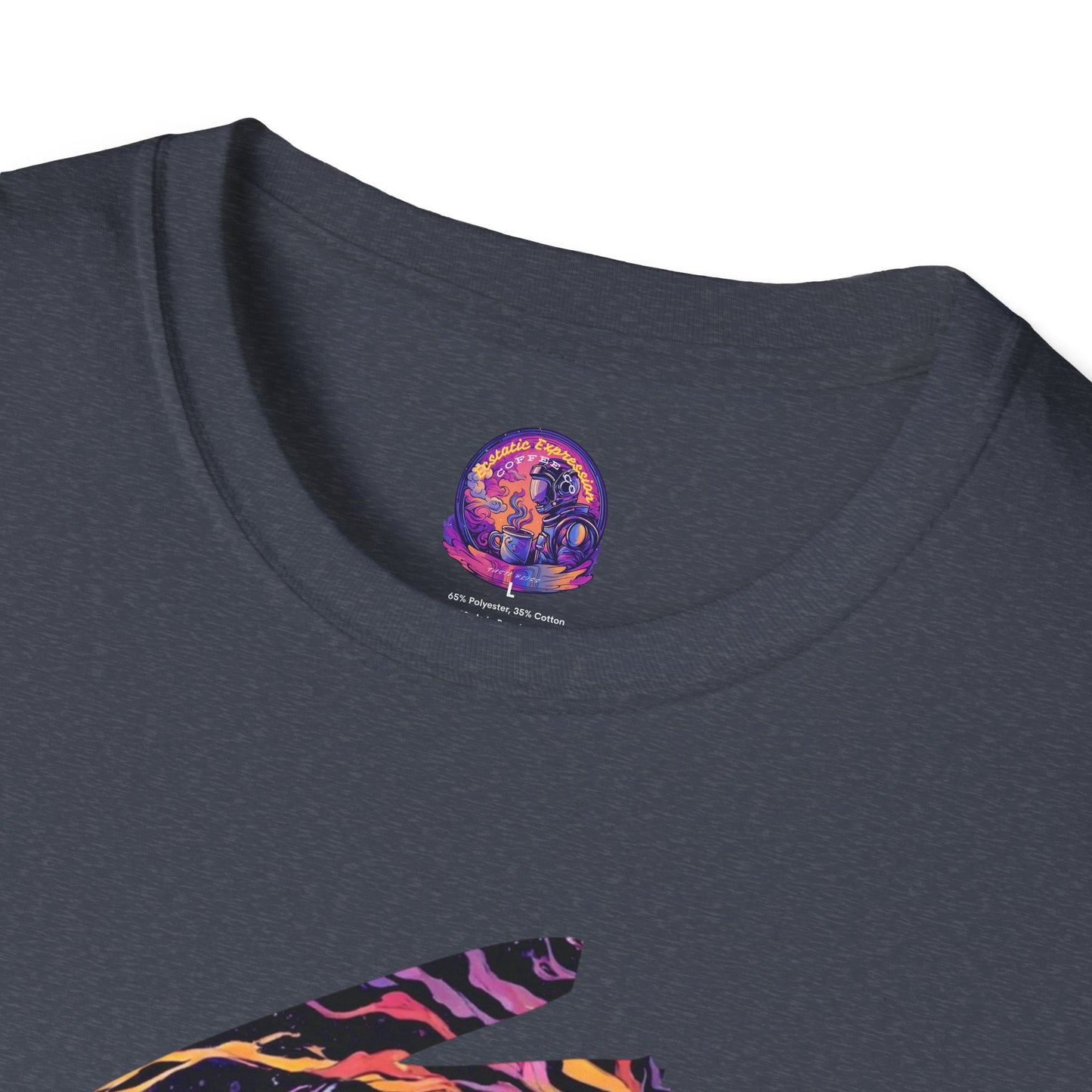 Astronaut Adventure T-Shirt — "Thrill of the Hunt" Neon Space Graphic