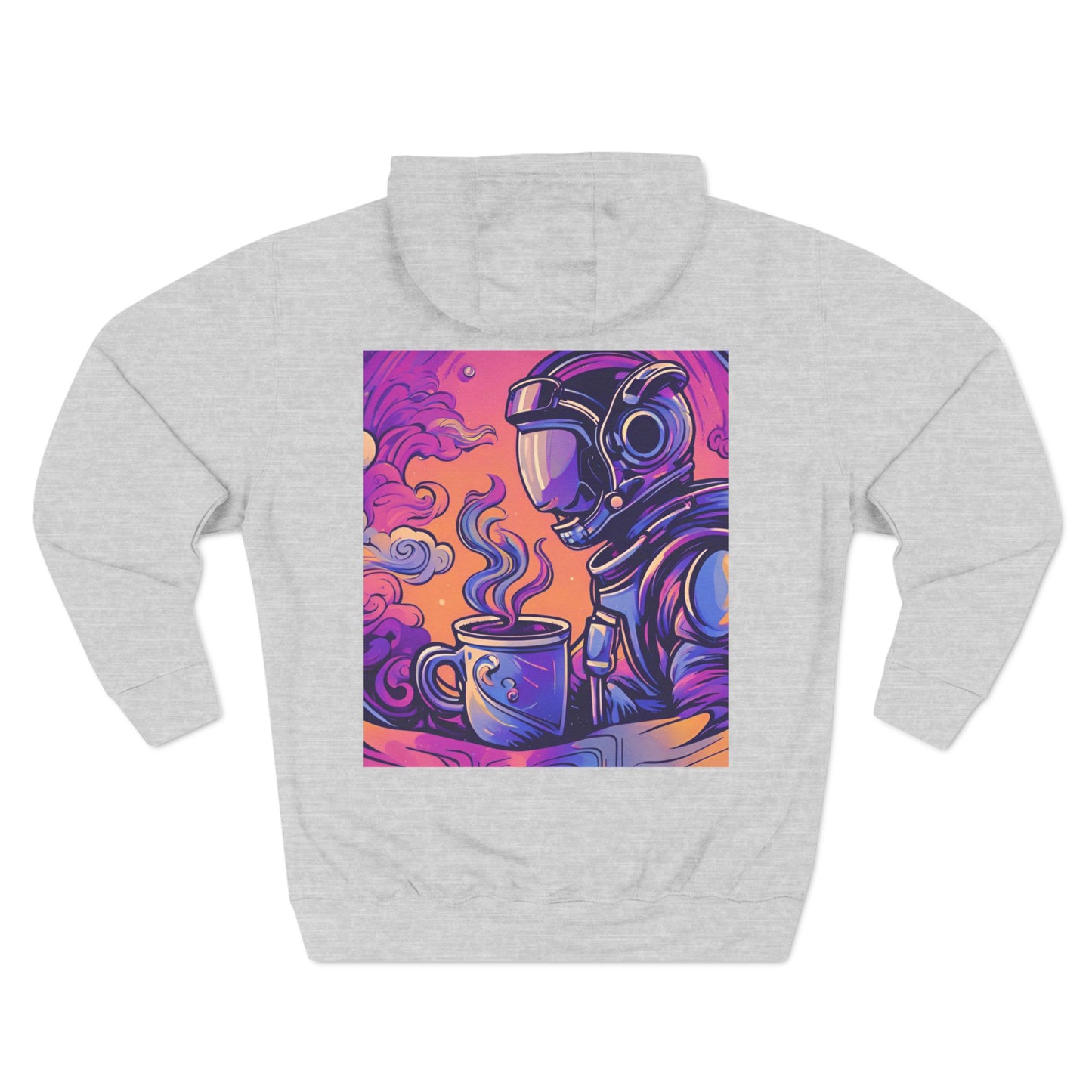 Ecstatic Expression Space Cadet Fleece Hoodie (7 colors - front/back graphics)