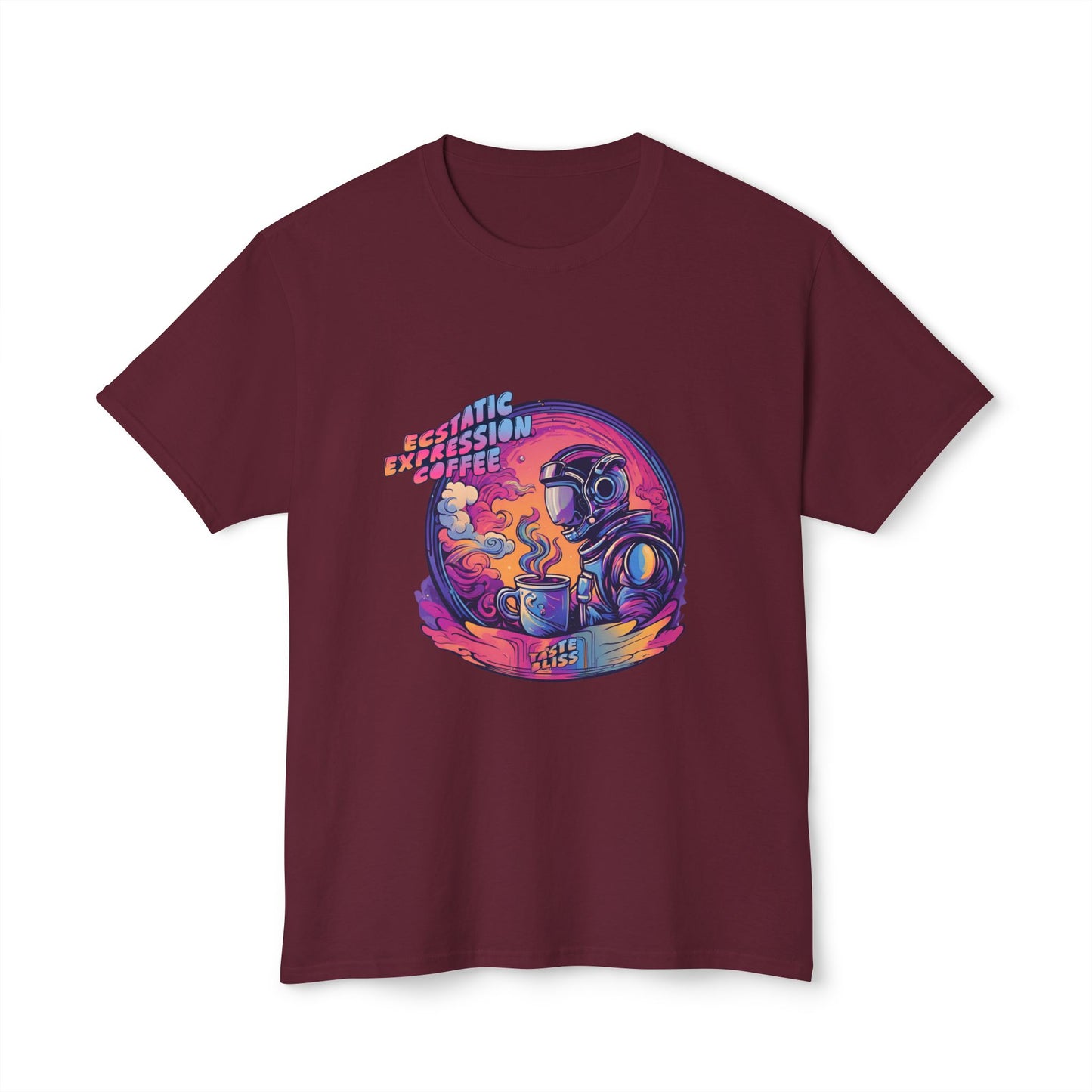 Astronaut Coffee T-Shirt — Retro Space Café Graphic Tee (uni-sex)