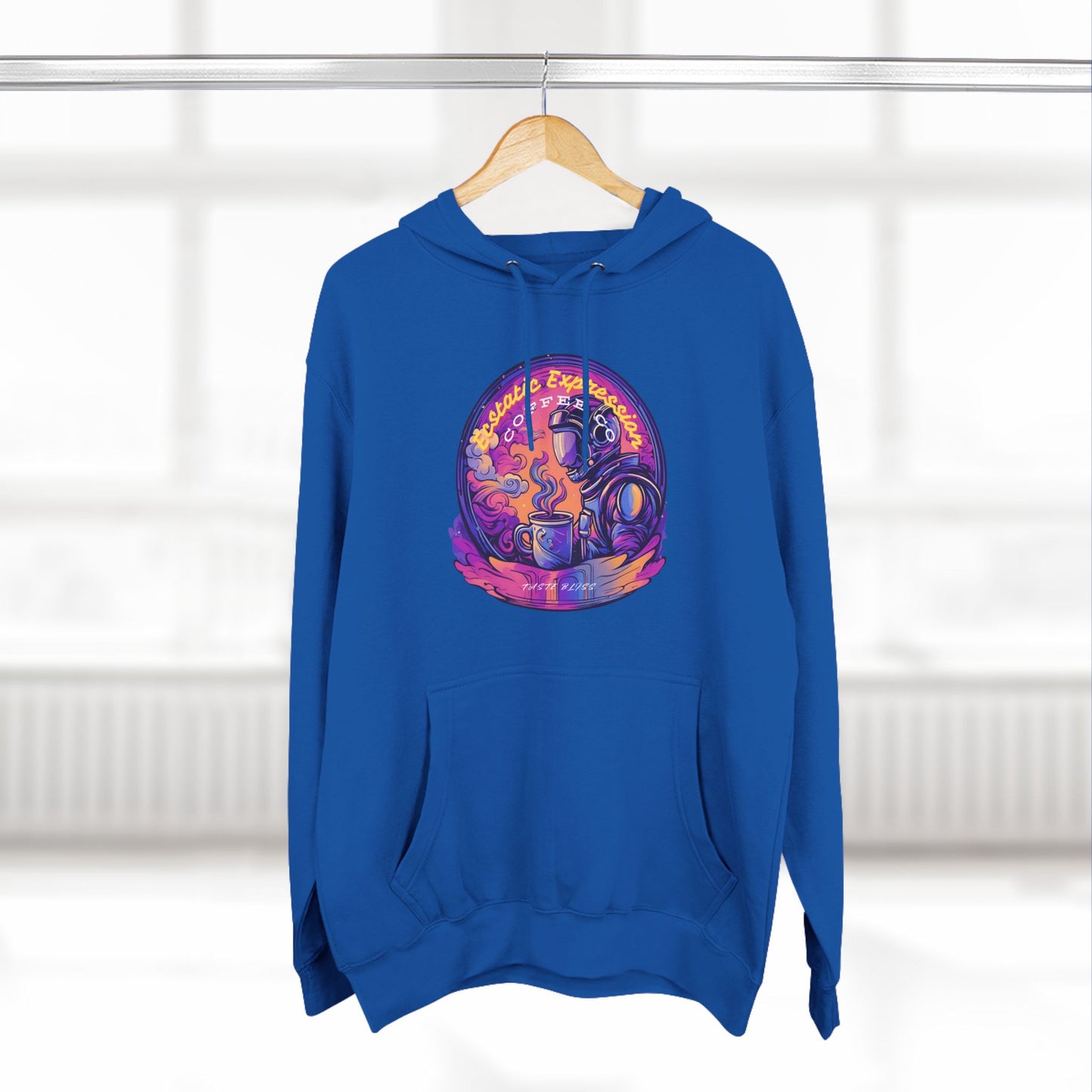 Ecstatic Expression Space Cadet Fleece Hoodie (7 colors - front/back graphics)