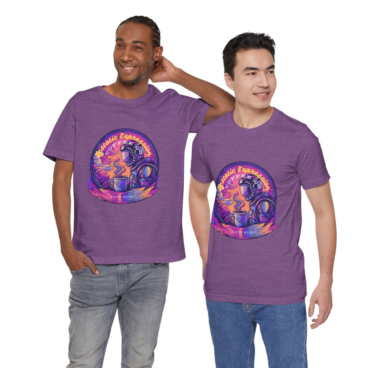 Ecstatic Expression Space Cadet T-Shirt (13 colors and front/back graphic art)