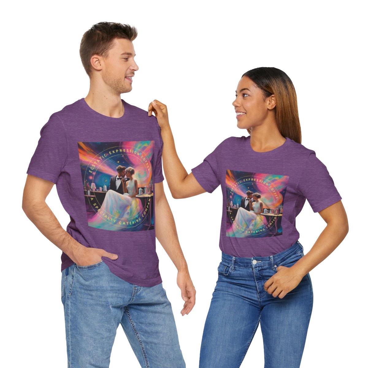 Interstellar Wedding Romance T-Shirt (13 colors and front/back graphic art!)