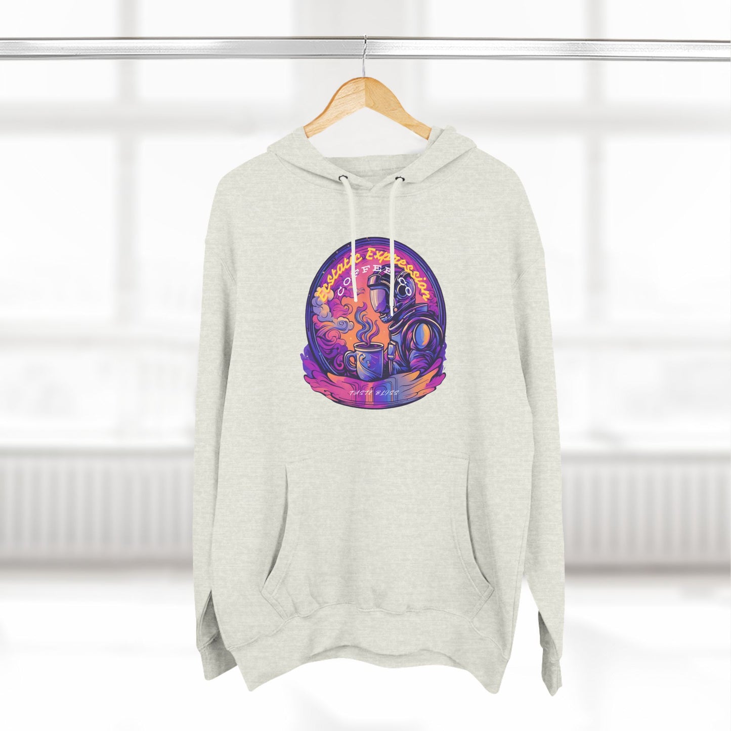 Ecstatic Expression Space Cadet Fleece Hoodie (7 colors - front/back graphics)