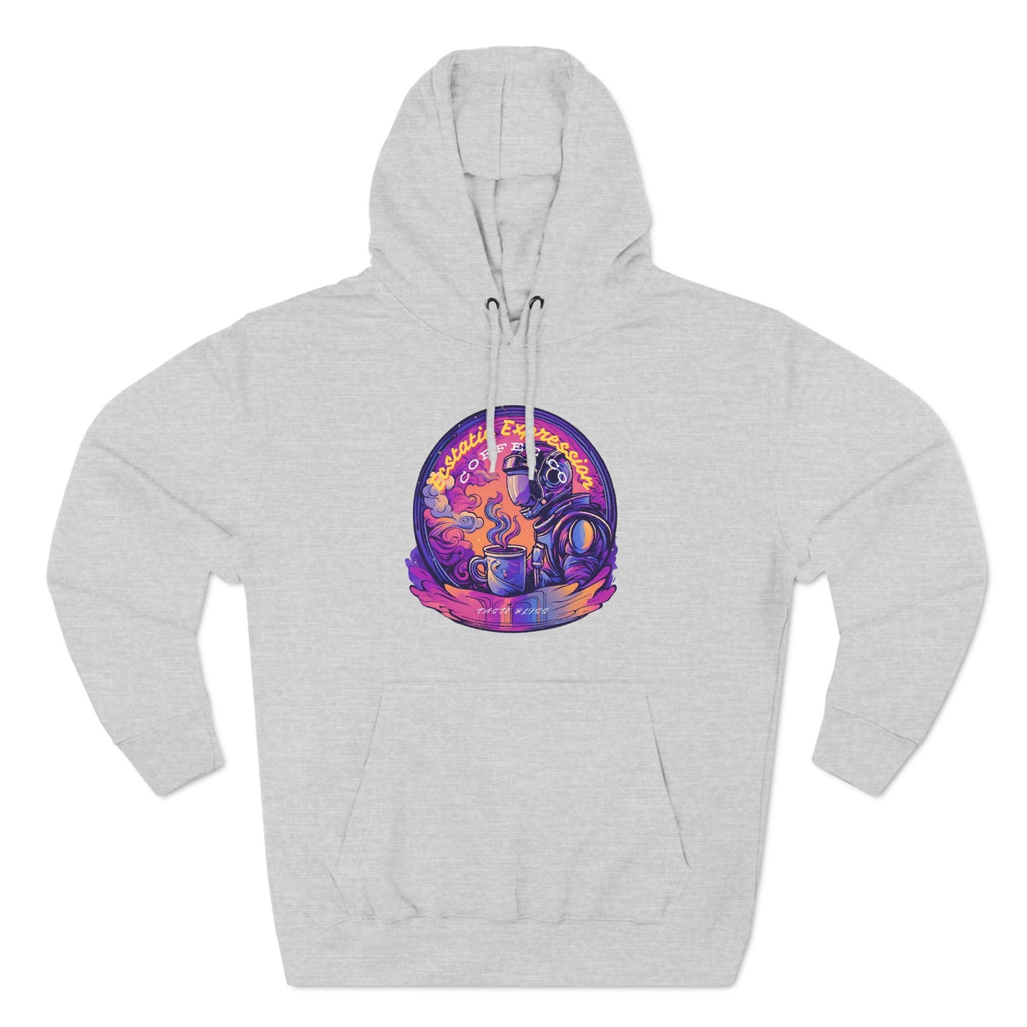 Ecstatic Expression Space Cadet Fleece Hoodie (7 colors - front/back graphics)