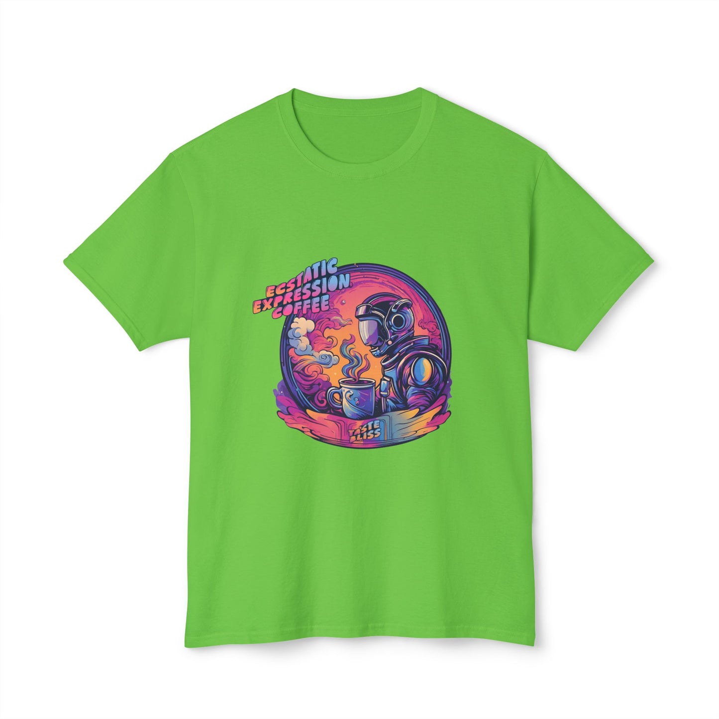 Astronaut Coffee T-Shirt — Retro Space Café Graphic Tee (uni-sex)