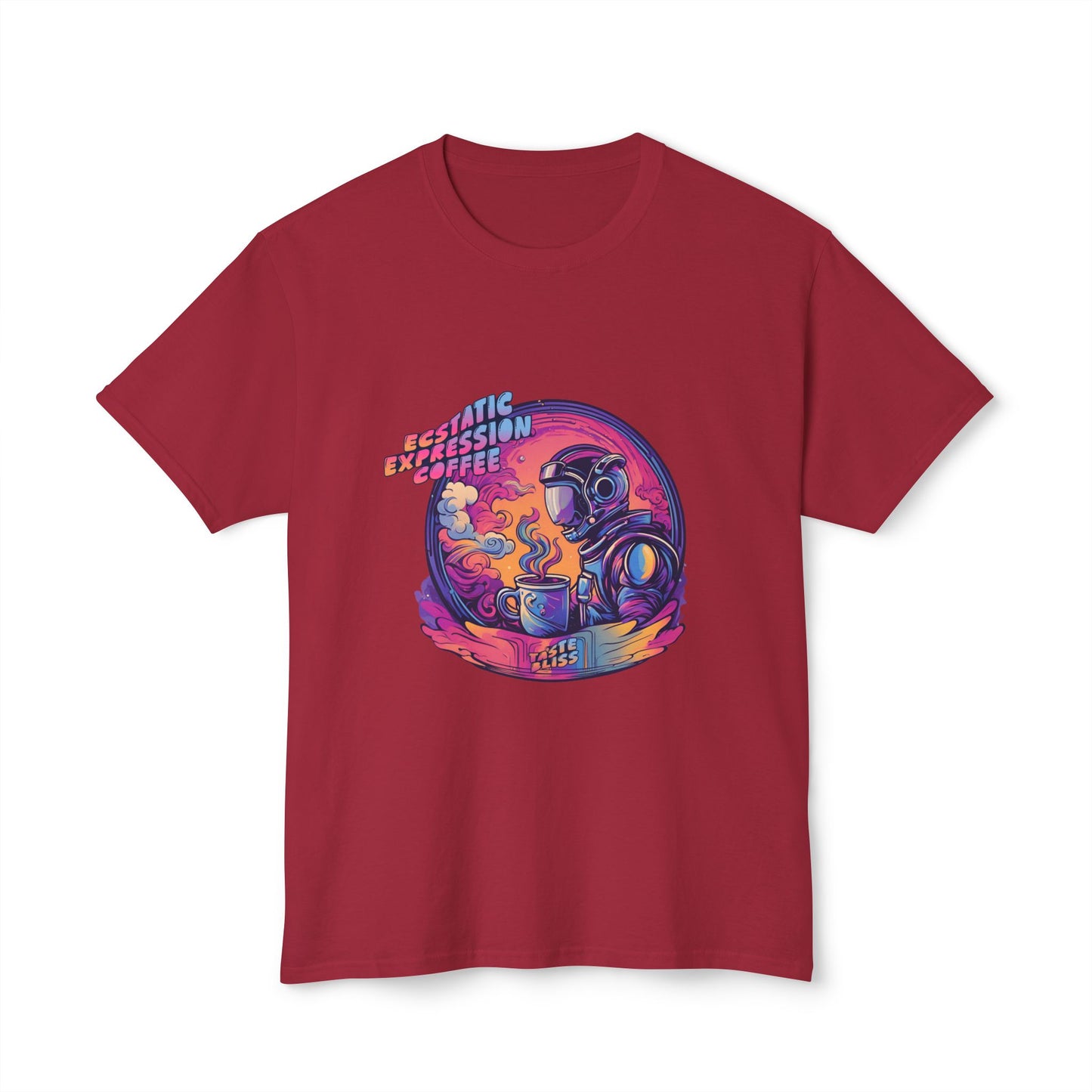 Astronaut Coffee T-Shirt — Retro Space Café Graphic Tee (uni-sex)