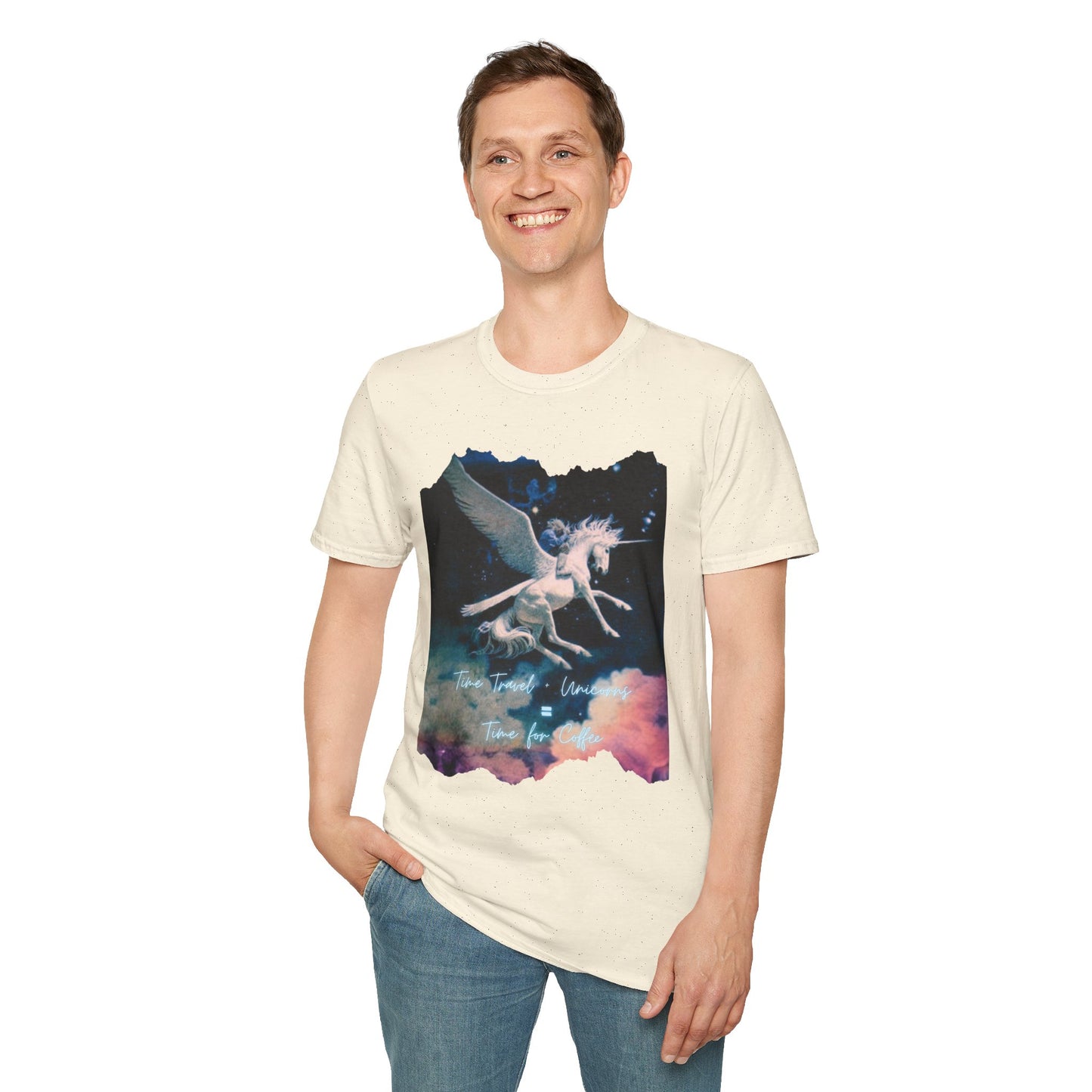 Pegasus Night Sky T-Shirt — Vintage Mystic Flying Horse Graphic Tee