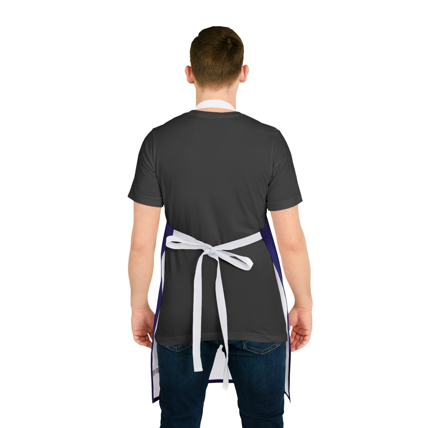 Astronaut Coffee Apron — "Ecstatic Expression Coffee" Graphic Kitchen Apron