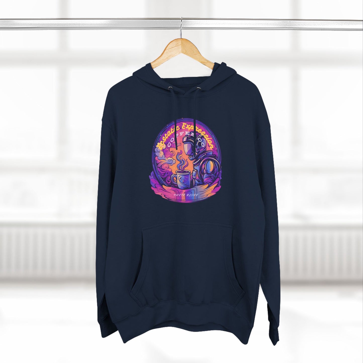 Ecstatic Expression Space Cadet Fleece Hoodie (7 colors - front/back graphics)