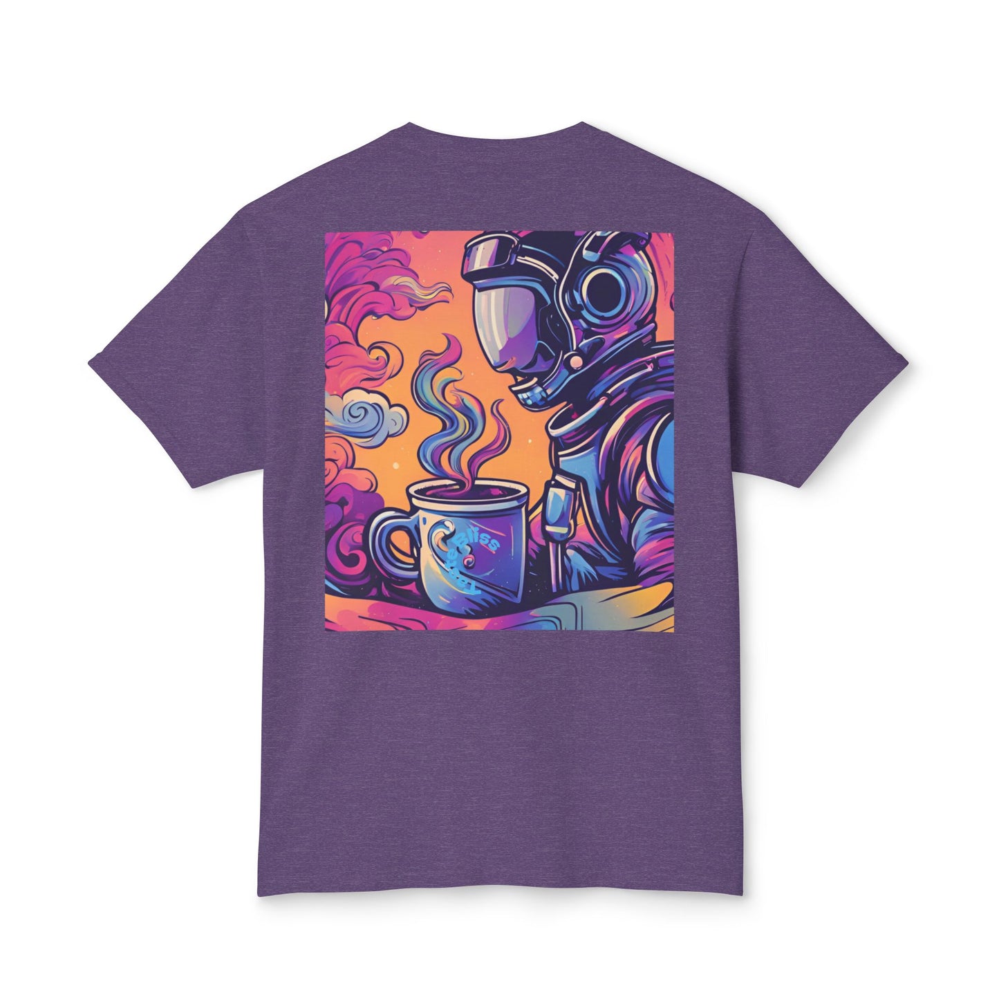 Astronaut Coffee T-Shirt — Retro Space Café Graphic Tee (uni-sex)