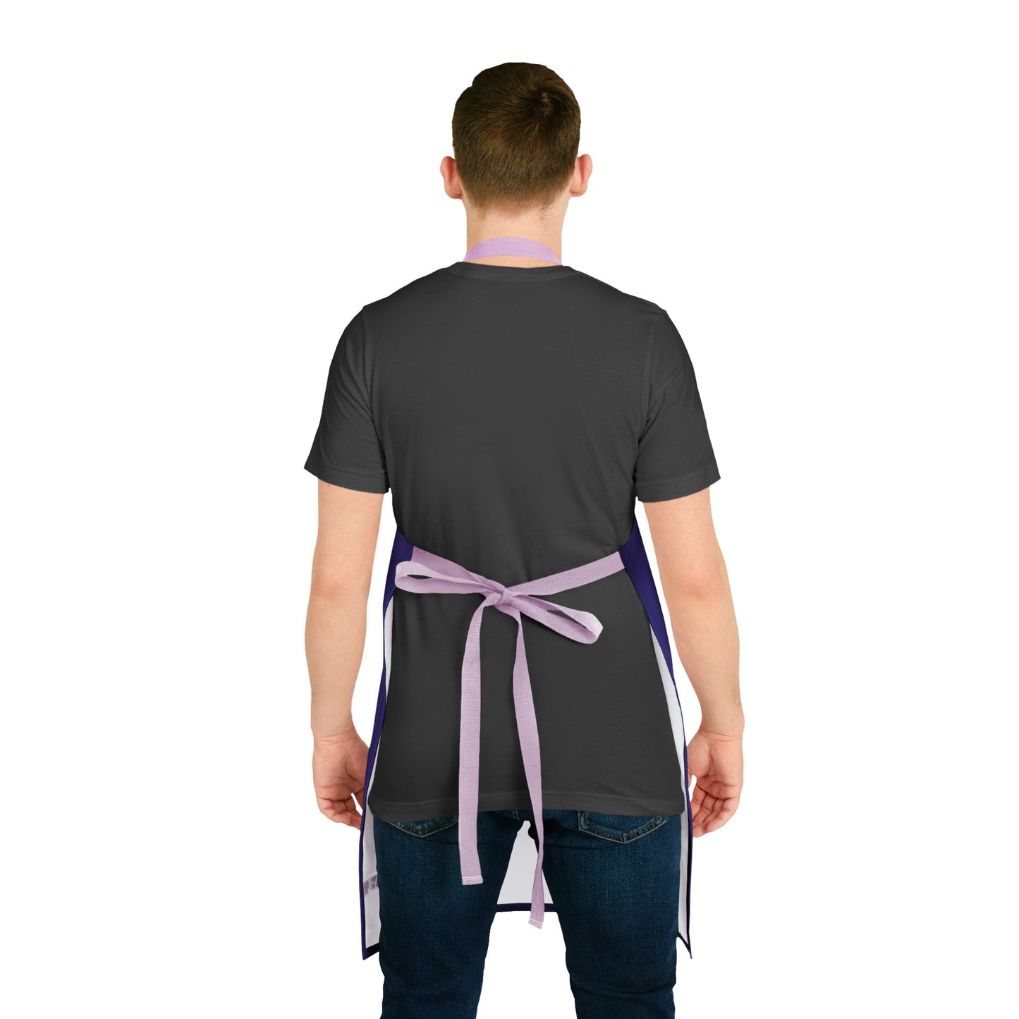 Astronaut Coffee Apron — "Ecstatic Expression Coffee" Graphic Kitchen Apron