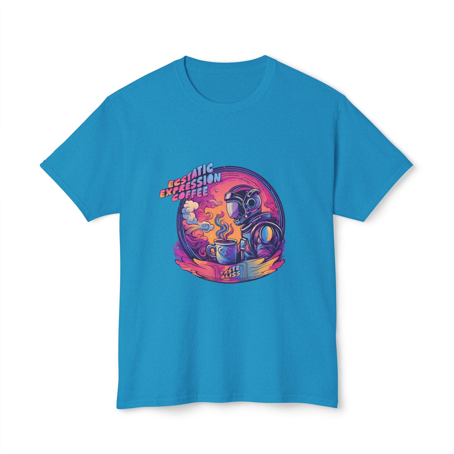 Astronaut Coffee T-Shirt — Retro Space Café Graphic Tee (uni-sex)