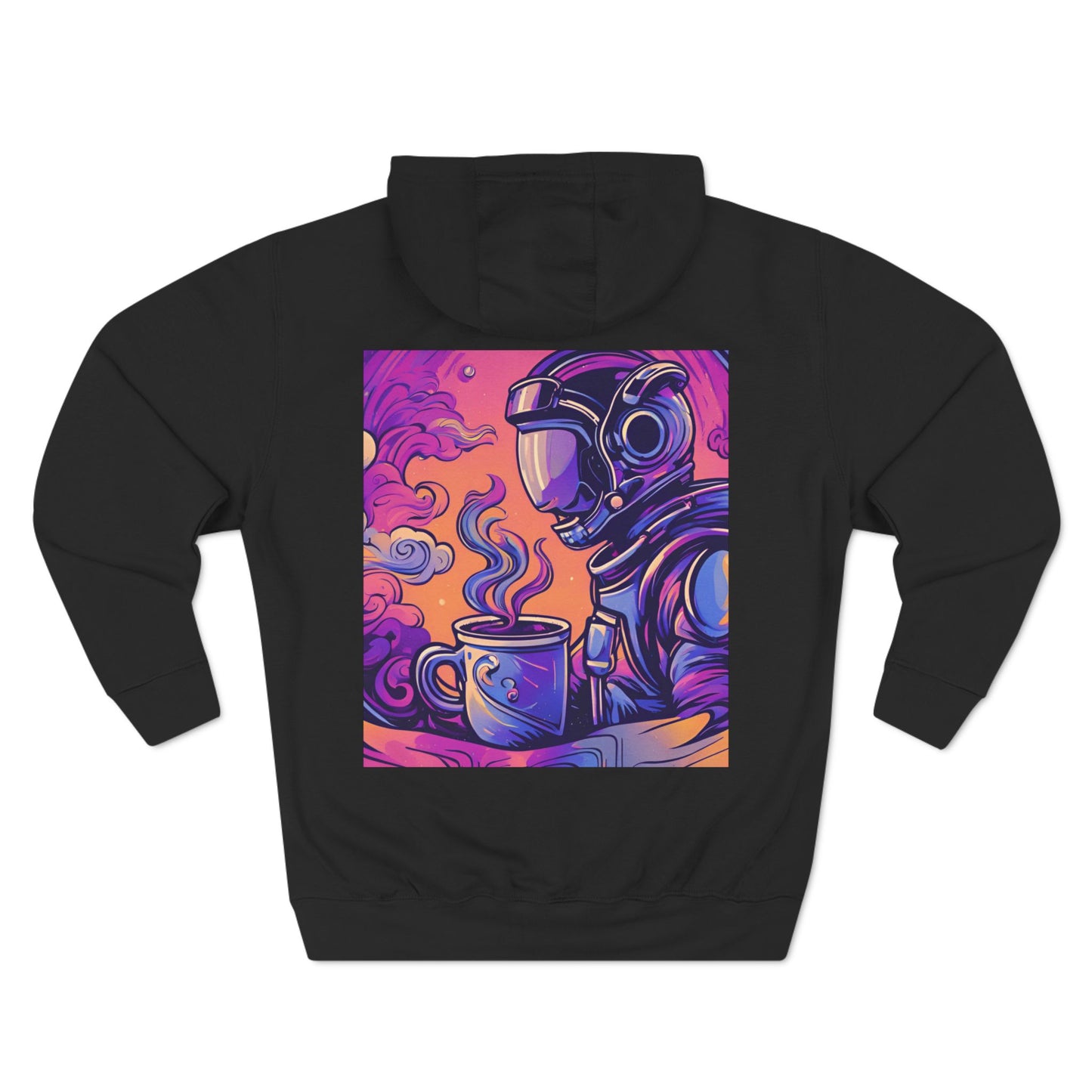 Ecstatic Expression Space Cadet Fleece Hoodie (7 colors - front/back graphics)