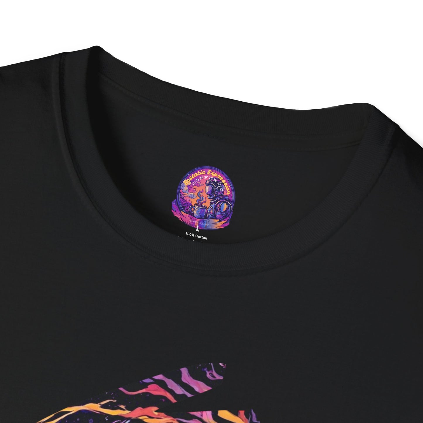 Astronaut Adventure T-Shirt — "Thrill of the Hunt" Neon Space Graphic