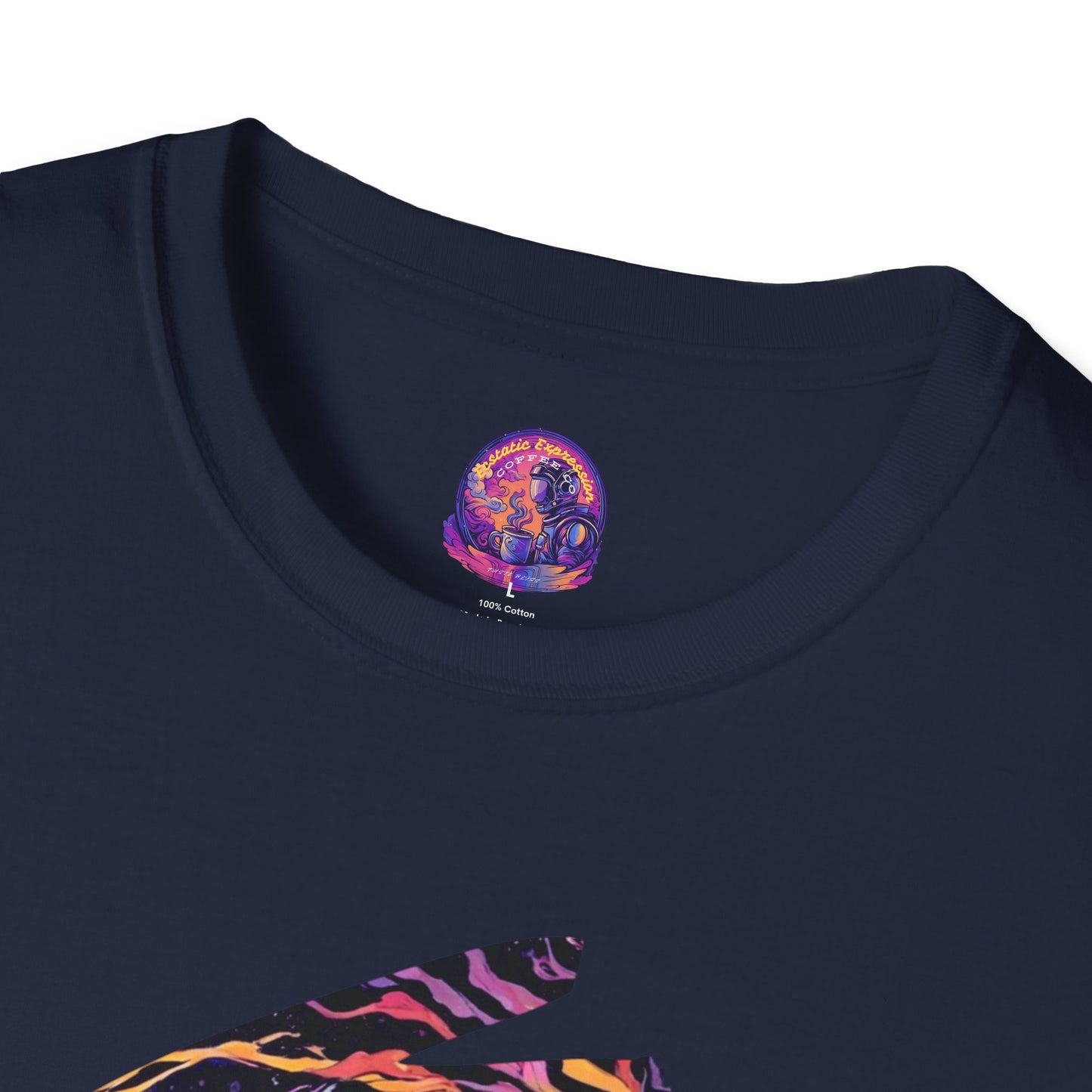 Astronaut Adventure T-Shirt — "Thrill of the Hunt" Neon Space Graphic