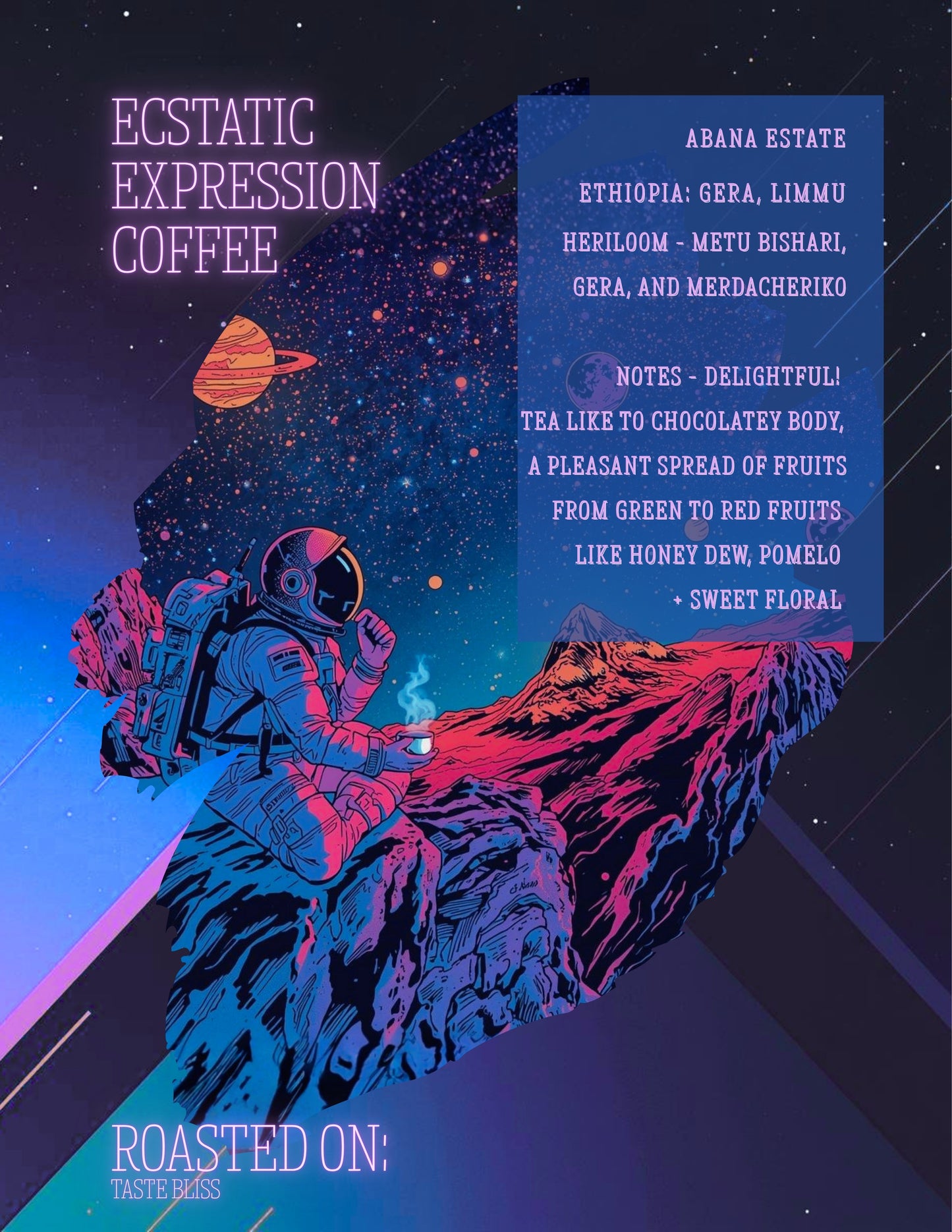 Ecstatic Expression - Ethiopian Abana Estate - Sun-Dried Natural Process