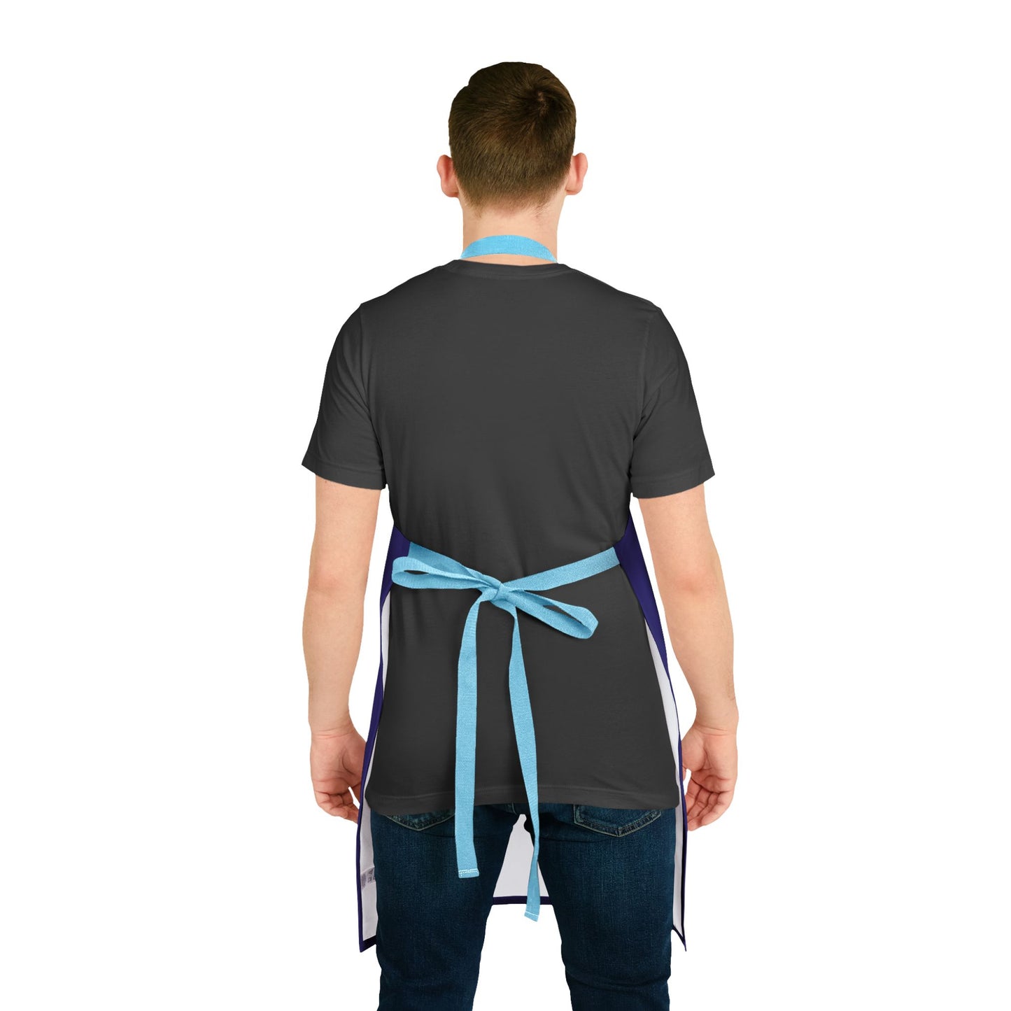 Astronaut Coffee Apron — "Ecstatic Expression Coffee" Graphic Kitchen Apron