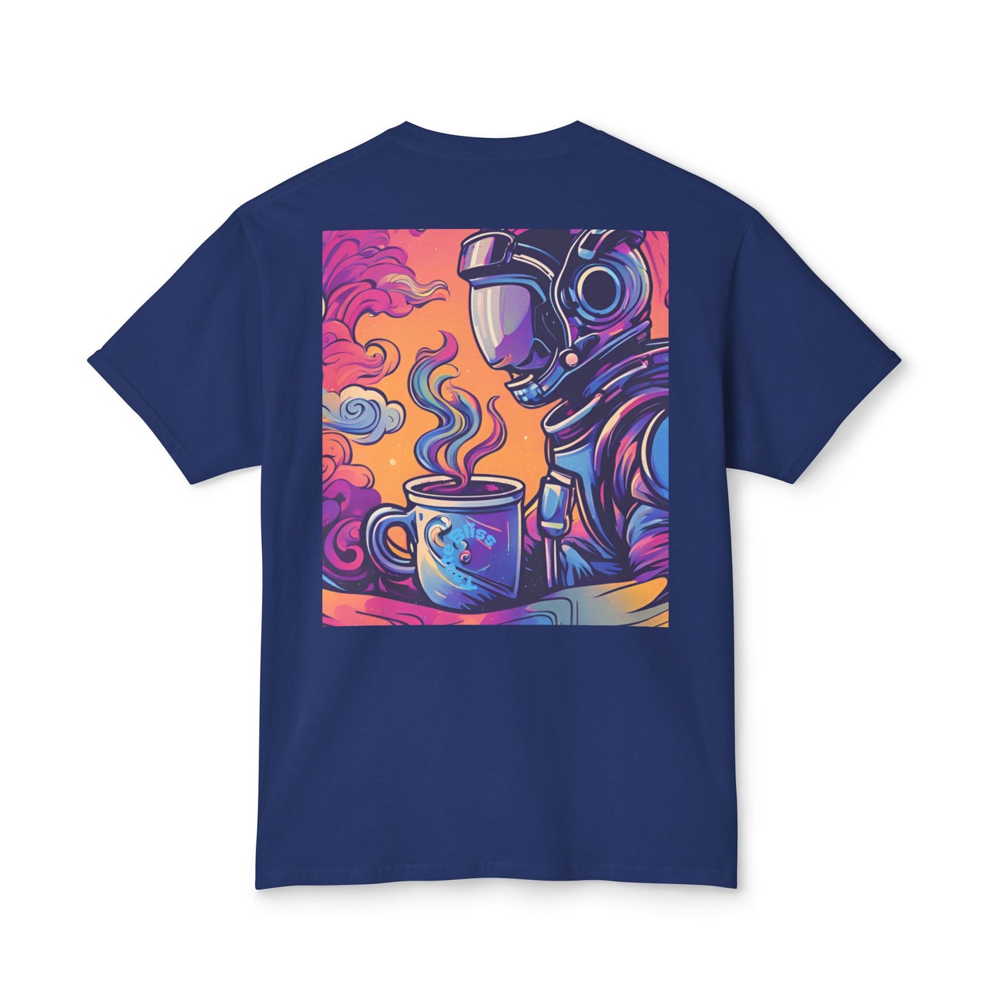 Astronaut Coffee T-Shirt — Retro Space Café Graphic Tee (uni-sex)