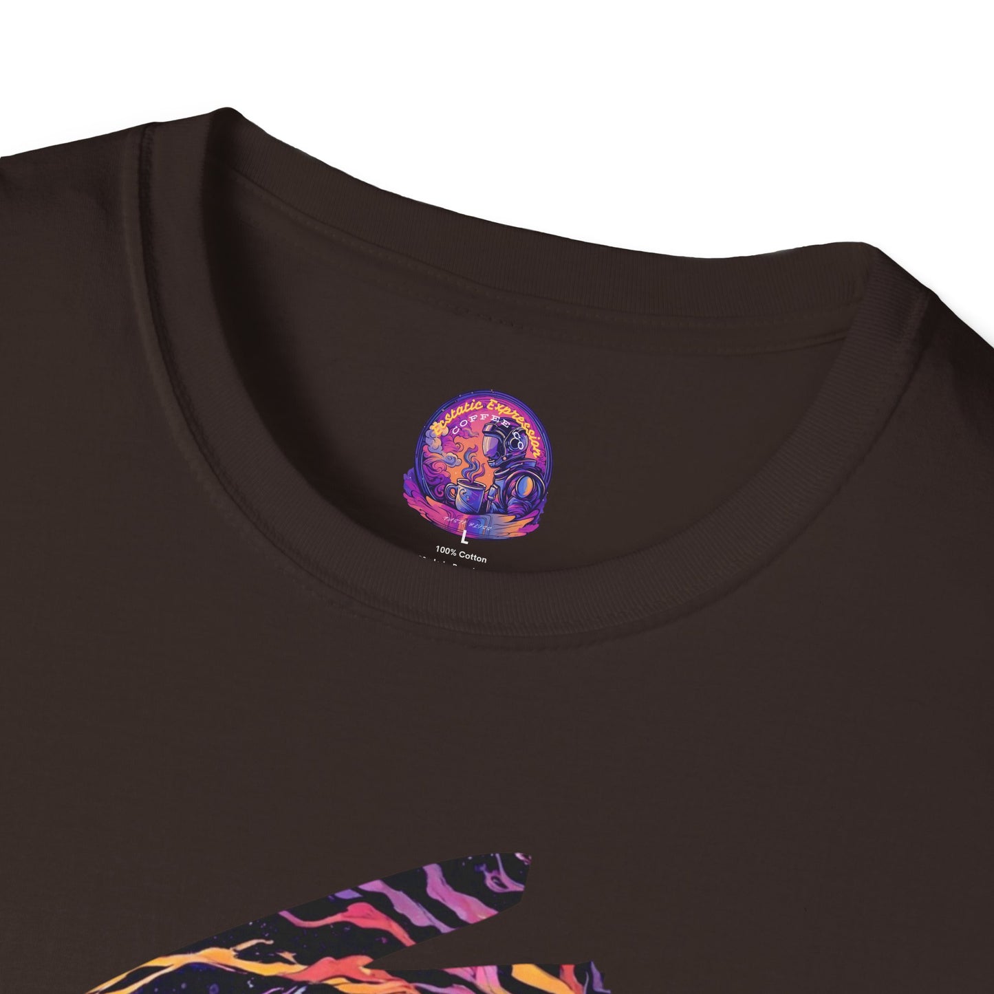 Astronaut Adventure T-Shirt — "Thrill of the Hunt" Neon Space Graphic