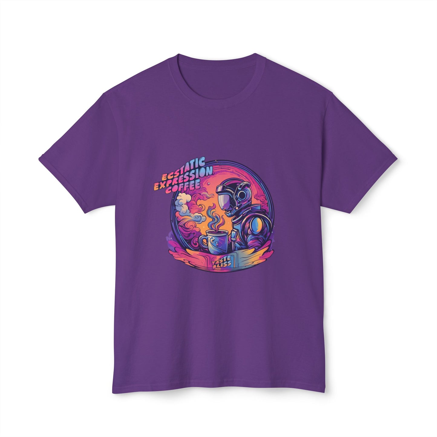 Astronaut Coffee T-Shirt — Retro Space Café Graphic Tee (uni-sex)