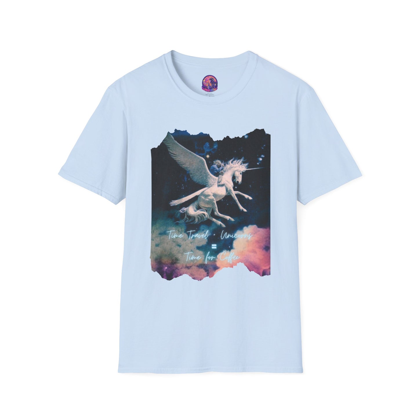 Pegasus Night Sky T-Shirt — Vintage Mystic Flying Horse Graphic Tee
