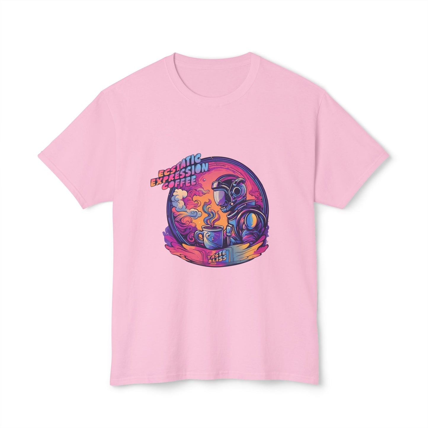 Astronaut Coffee T-Shirt — Retro Space Café Graphic Tee (uni-sex)