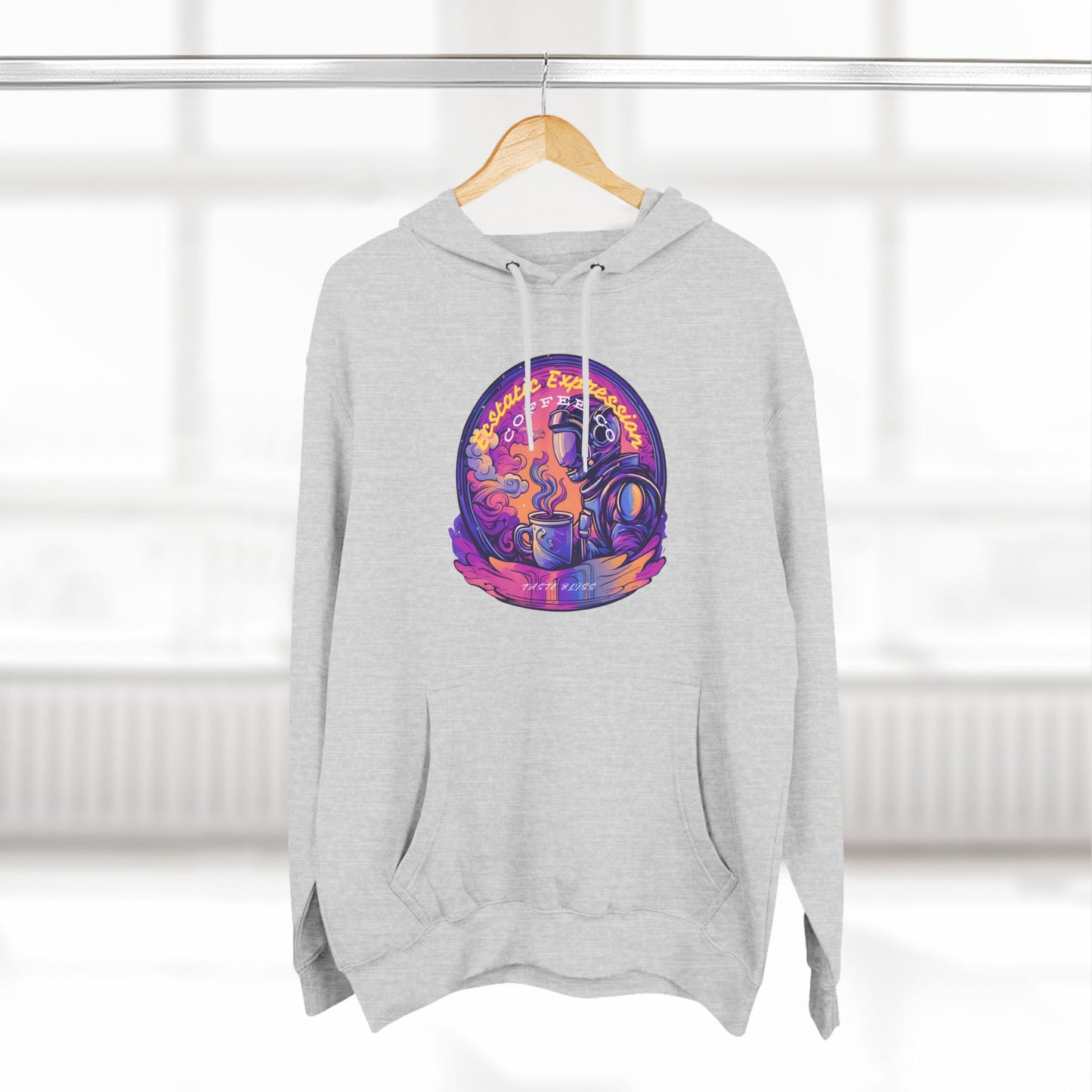 Ecstatic Expression Space Cadet Fleece Hoodie (7 colors - front/back graphics)