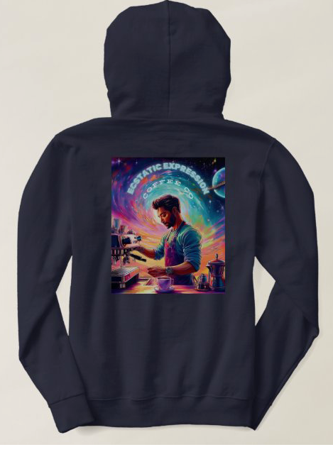 Ecstatic Expression Interstellar Barista Hoodie