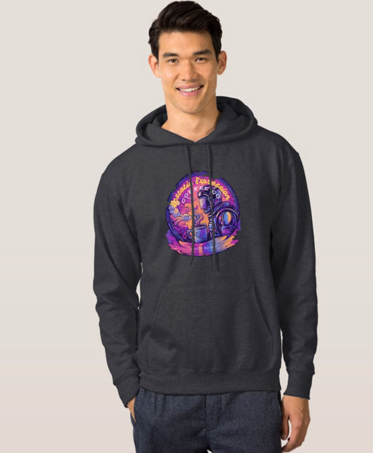 Ecstatic Expression Space Cadet Community Hoodie (dark grey)