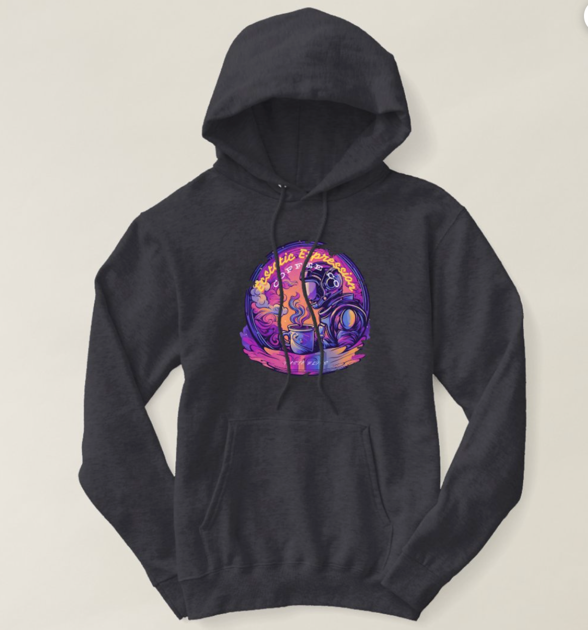 Ecstatic Expression Space Cadet Community Hoodie (dark grey)