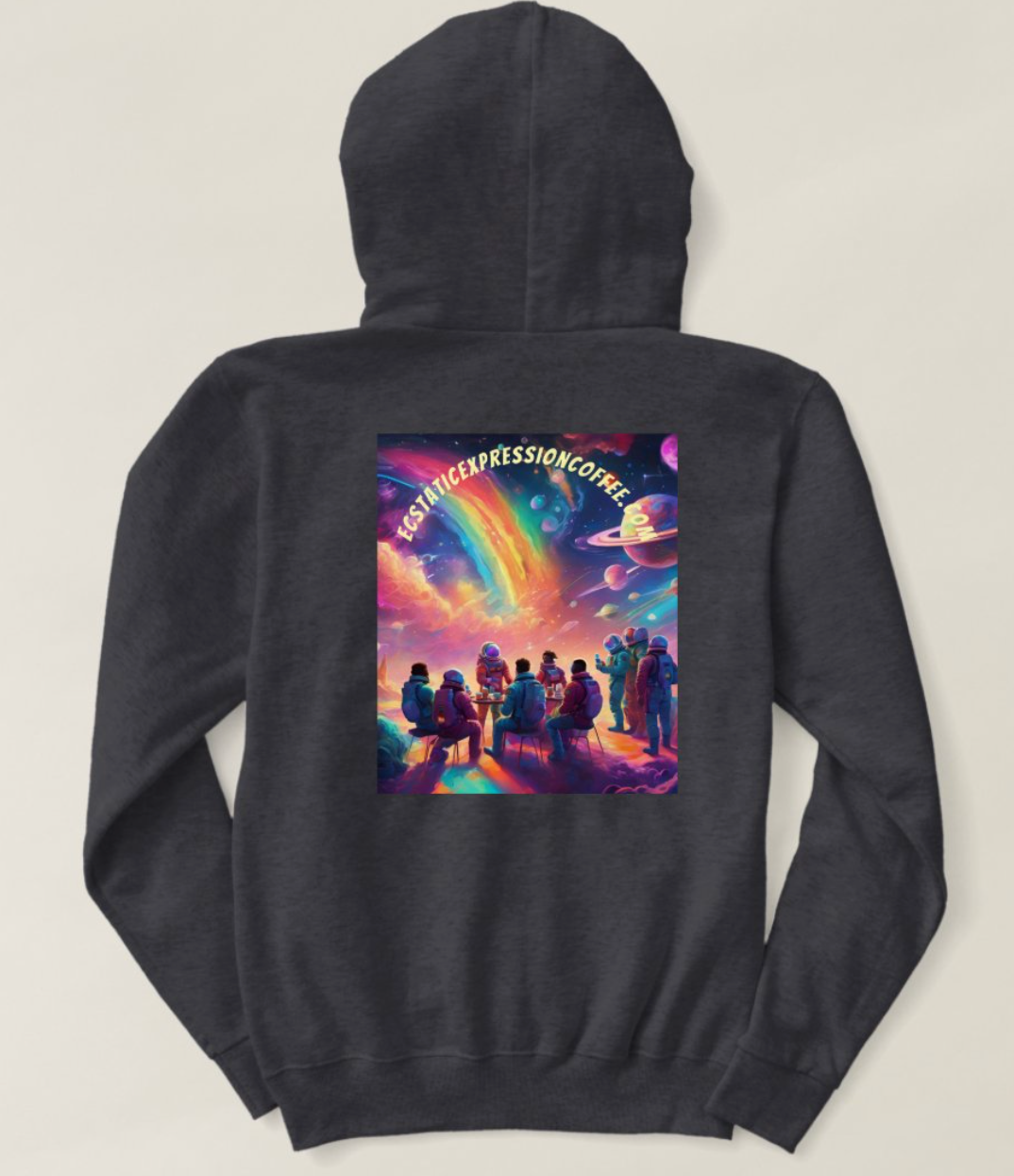 Ecstatic Expression Space Cadet Community Hoodie (dark grey)