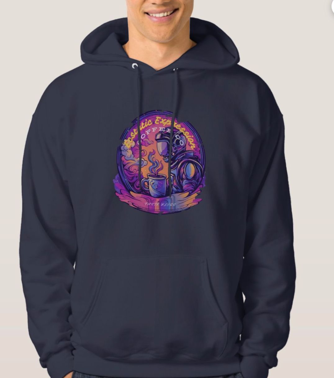 Ecstatic Expression Space Cadet Community Hoodie (navy blue)