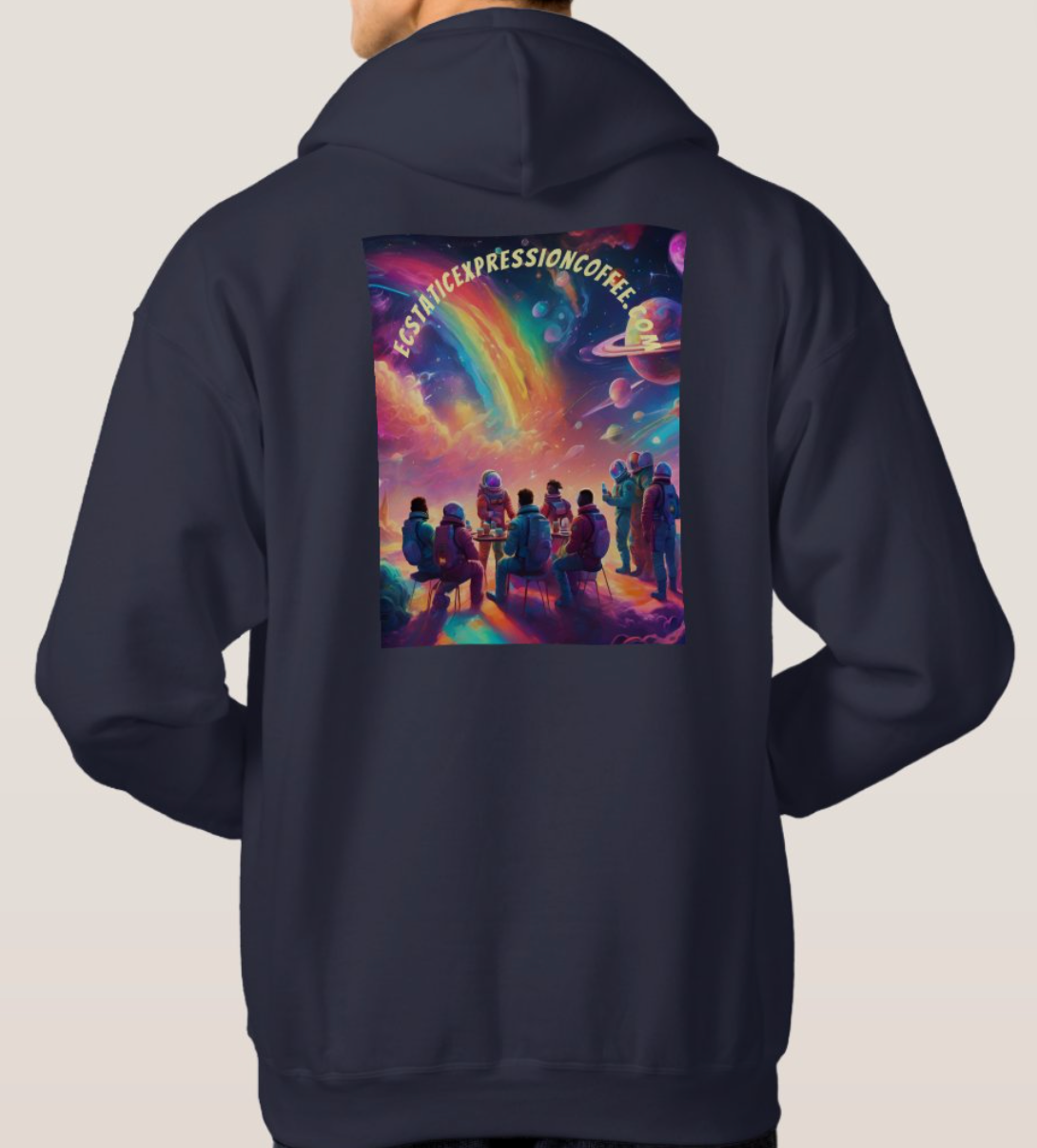 Ecstatic Expression Space Cadet Community Hoodie (navy blue)