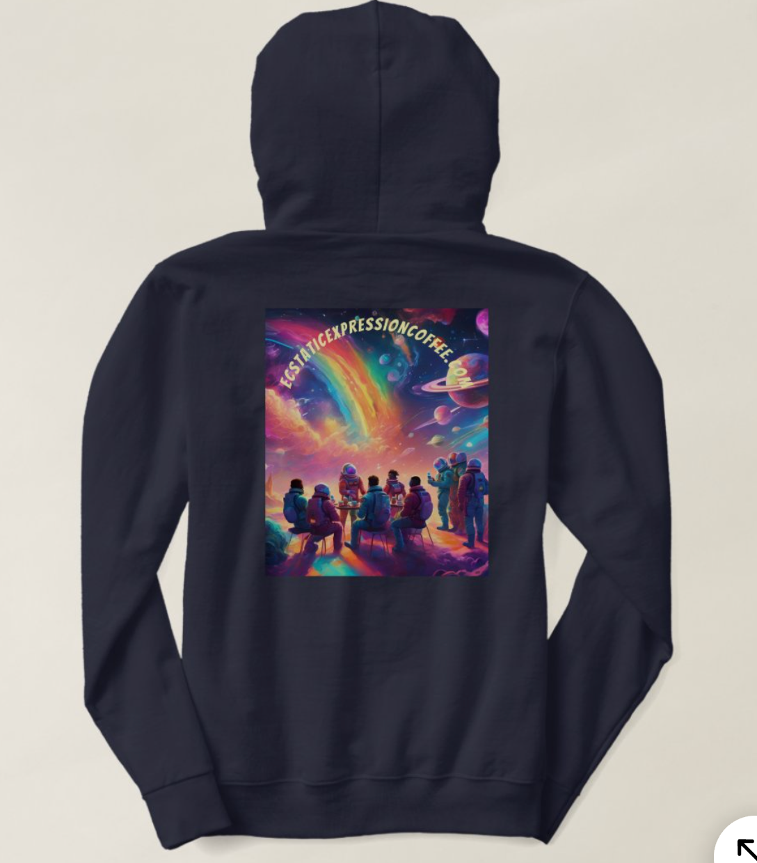 Ecstatic Expression Space Cadet Community Hoodie (navy blue)