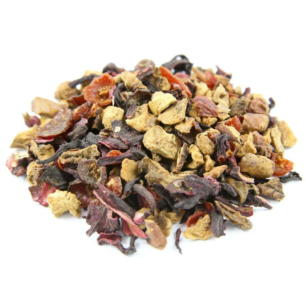 Loose Raspberry Leaf Tea Loose Leaf Tea - Organic Razzin' Raspberry Fruit Tea (Non-Caffeinated ...