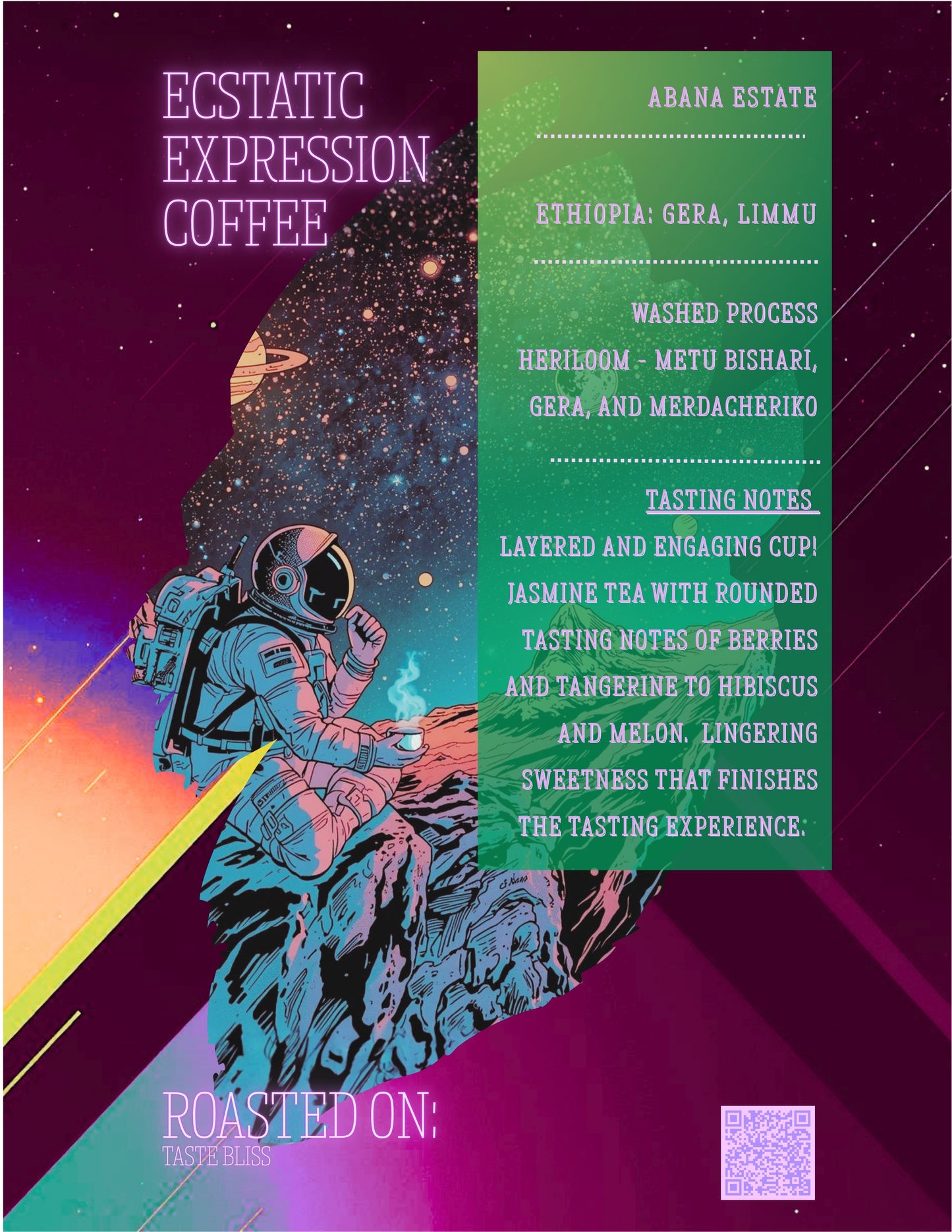 Ecstatic Expression - Ethiopian Abana Estate - Washed Process